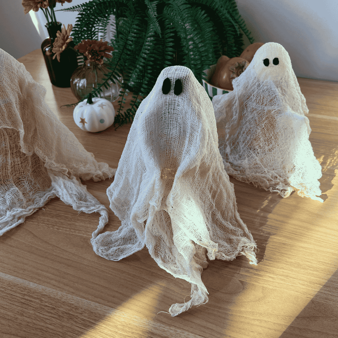 DIY Qunol Bottle Halloween Ghosts