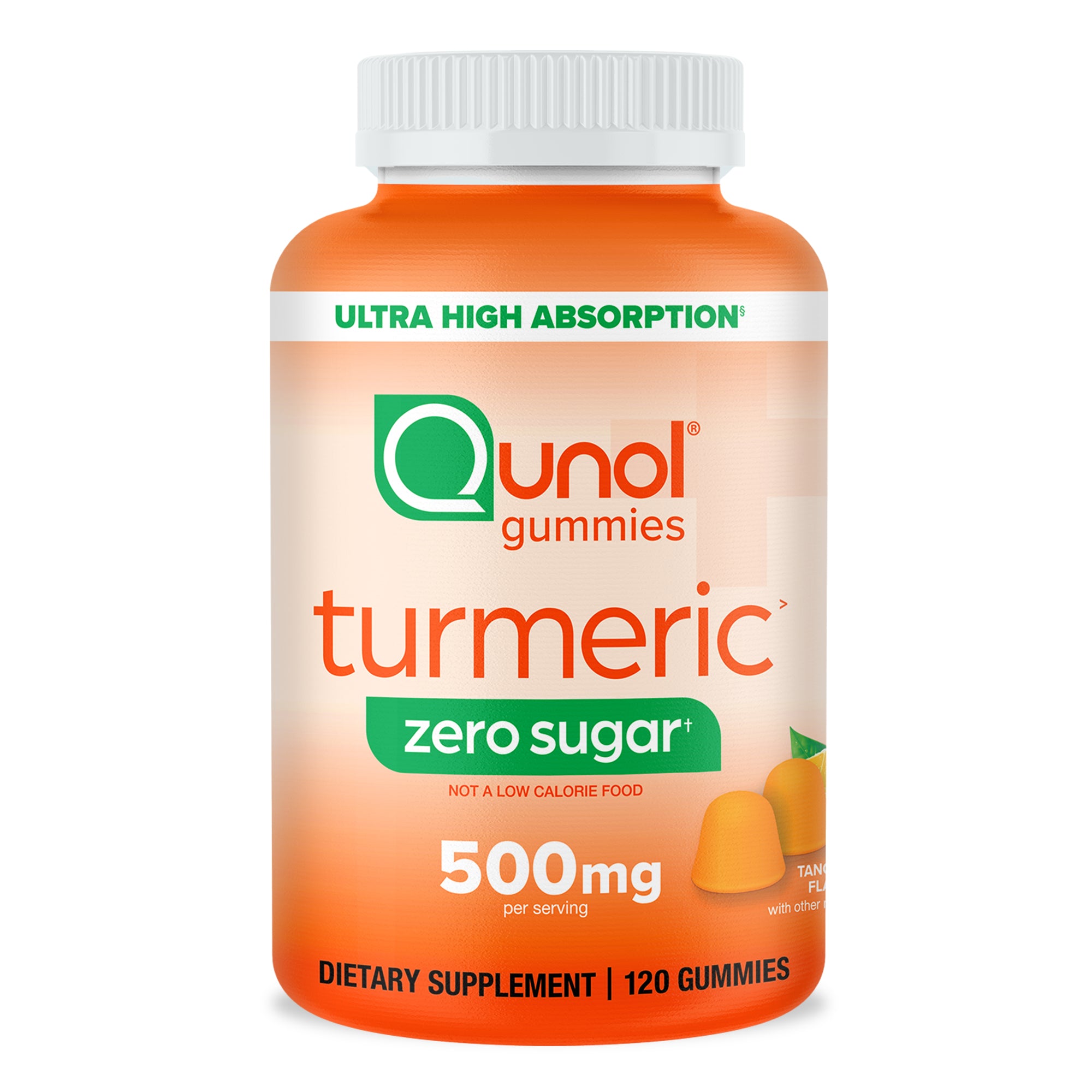 Turmeric Zero Sugar Gummies, 500mg