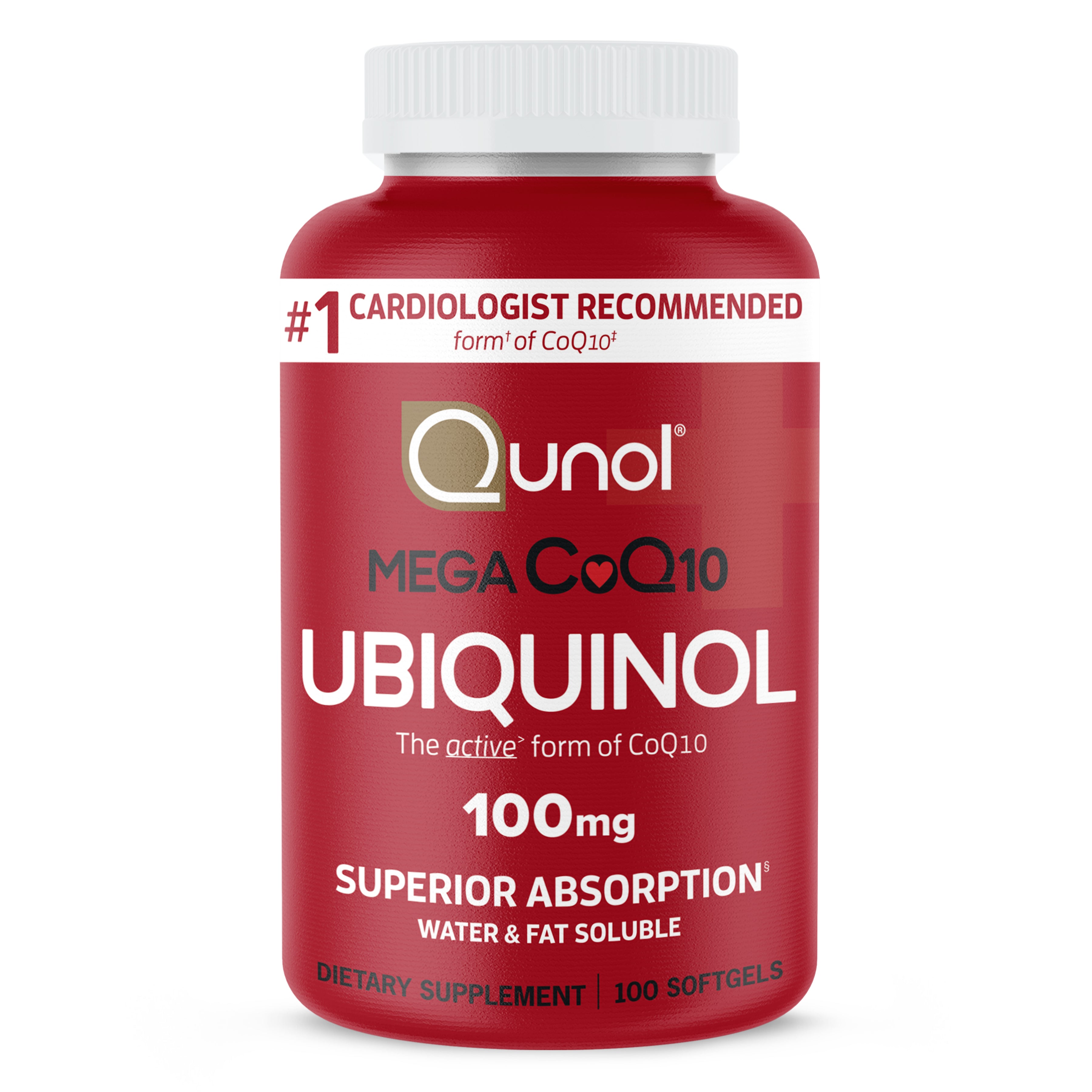 Mega Ubiquinol CoQ10, 100 mg