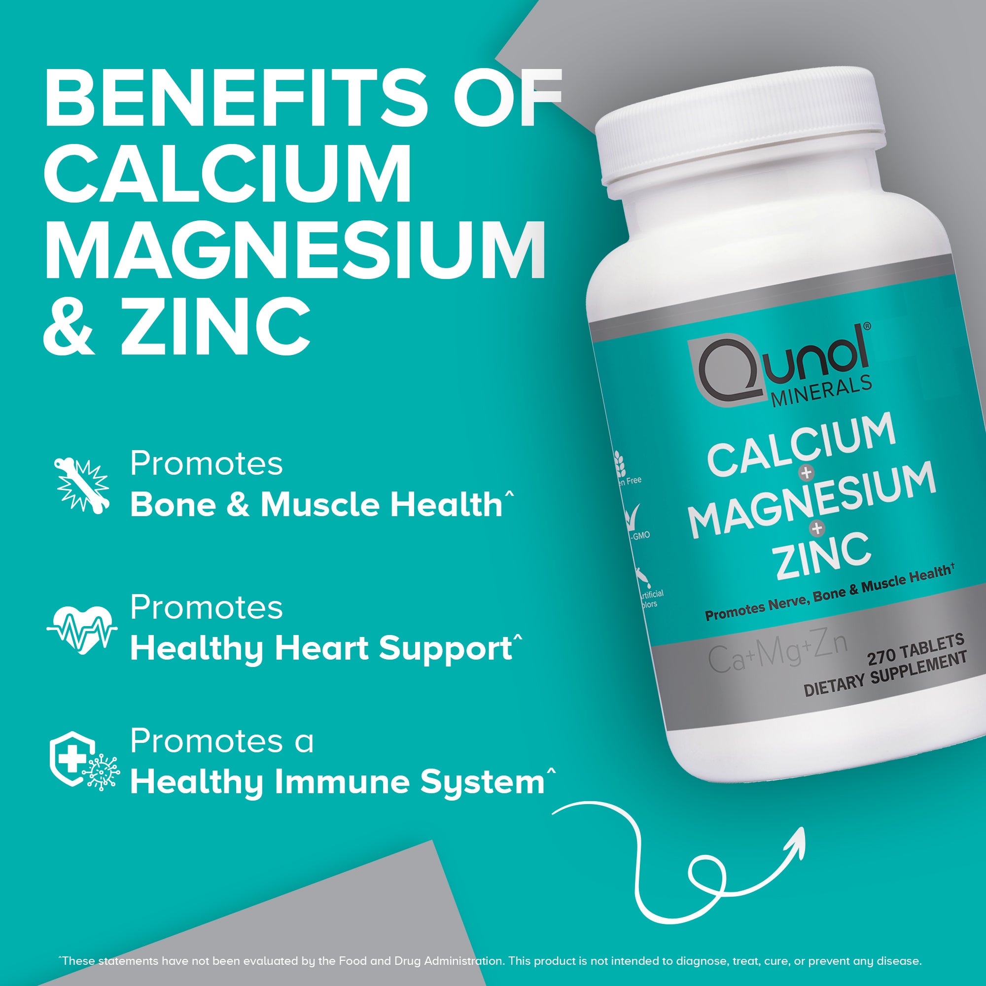 Calcium Magnesium Zinc, 3-in-1 Complex