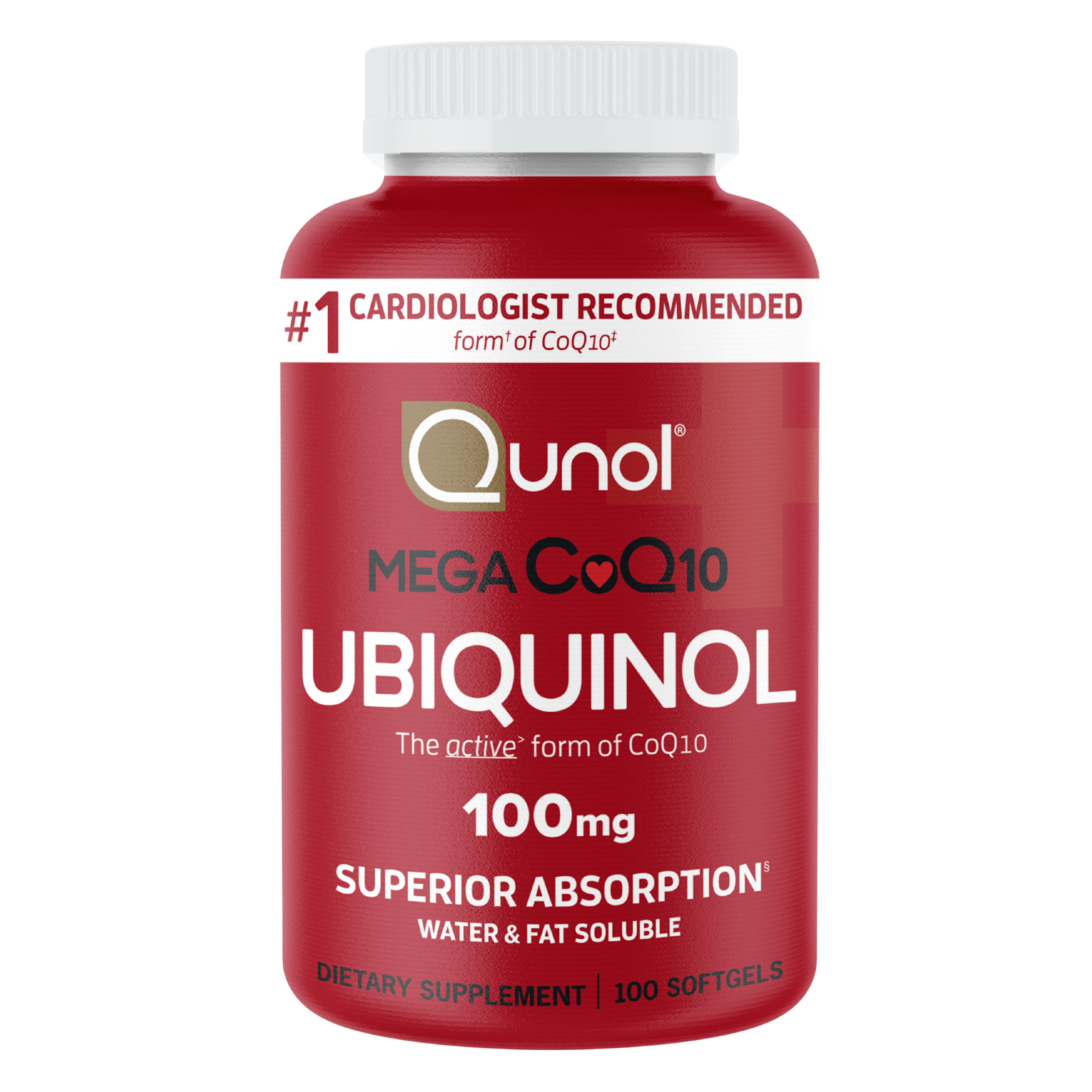 Mega Ubiquinol CoQ10, 100 mg