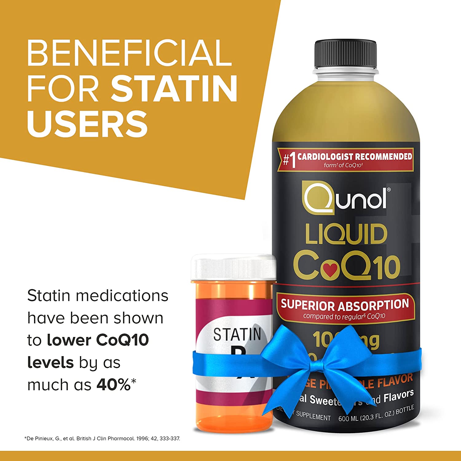 Beneficial for statin users